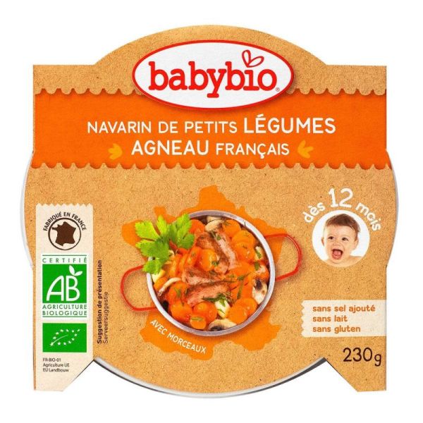 Assiette Menus du Jour - Navarin de Petits Légumes & d'Agneau Français