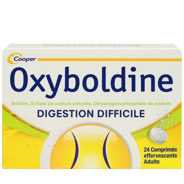 OXYBOLDINE - 2x12 comprimés effervescents