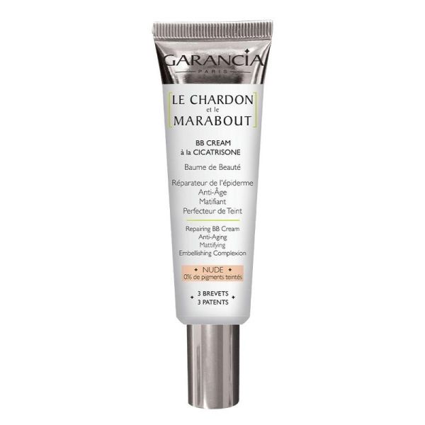 [ LE CHARDON et le MARABOUT ] NUDE BB Crème Réparatrice, Anti-Âge, Matifiant et Perfectrice de teint - 30 ml