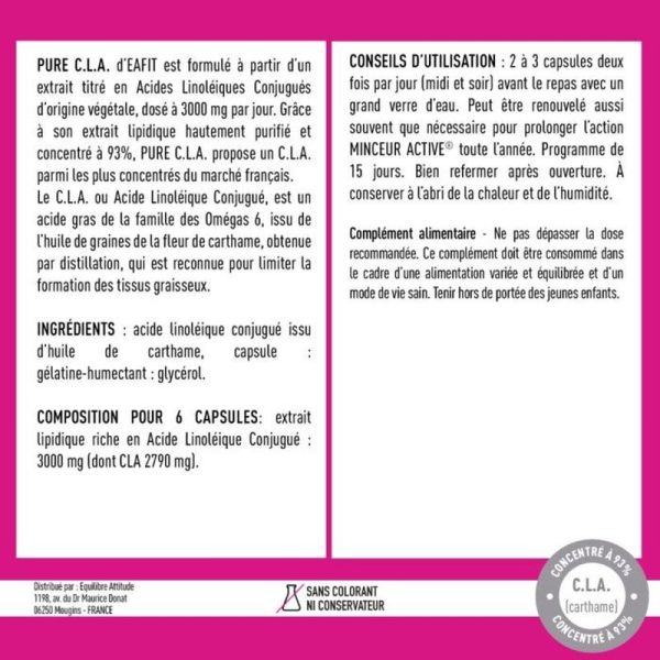 Pure CLA - 90 capsules
