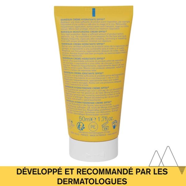 Crèmes BARIÉSUN Crème hydratante SPF50+ - 50 mL