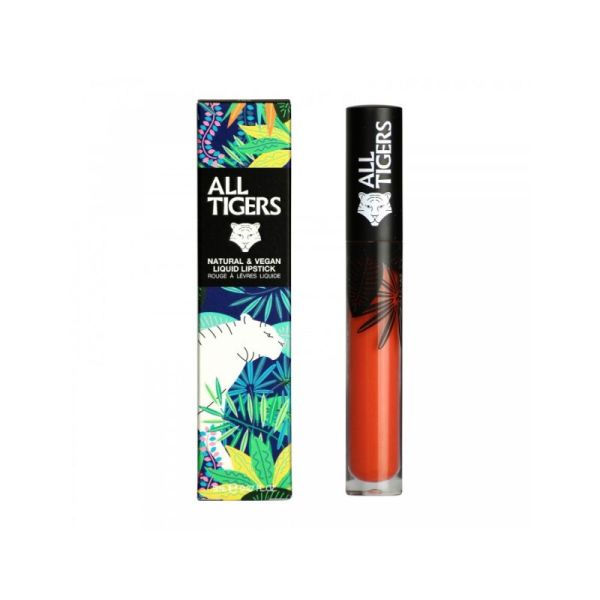 All Tigers Rouge à Lèvres Mat Naturel & Vegan 785 ORANGE CORAIL HEAR ME ROAR - 8ml