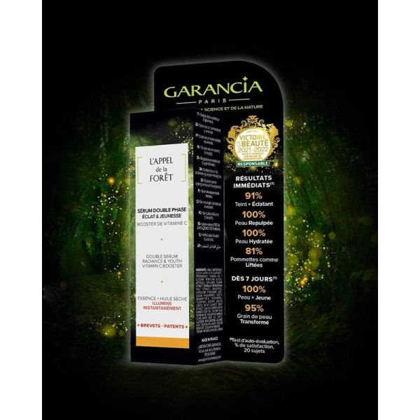 [ L'APPEL de la FORÊT ] Sérum double phase Éclat & Jeunesse - Booster de Vitamine C - 8 ml