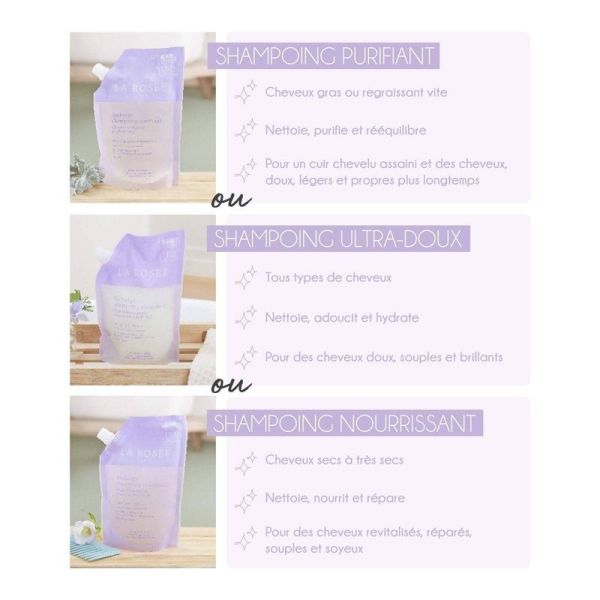 Flacon de shampoing en verre - 200 mL