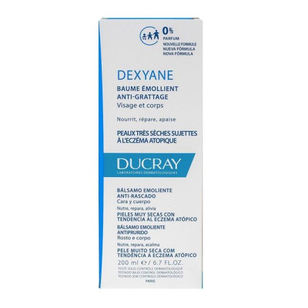 Ducray Dexyane Baume Emollient Anti-Grattage - 200ml