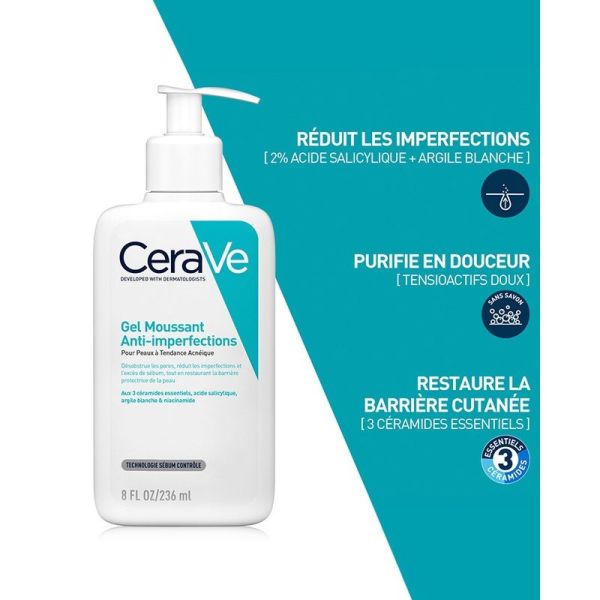 Gel Moussant Anti-Imperfections - 473 ml