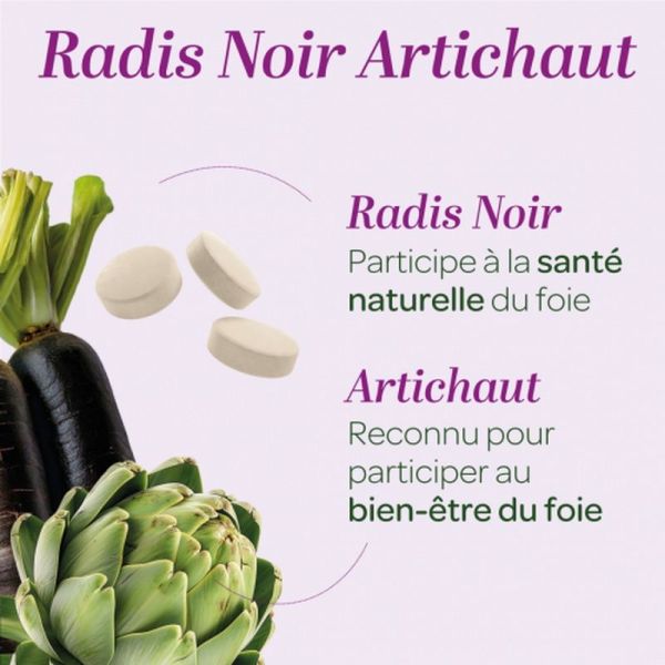 Radis noir Artichaut Bio - 80 comprimés