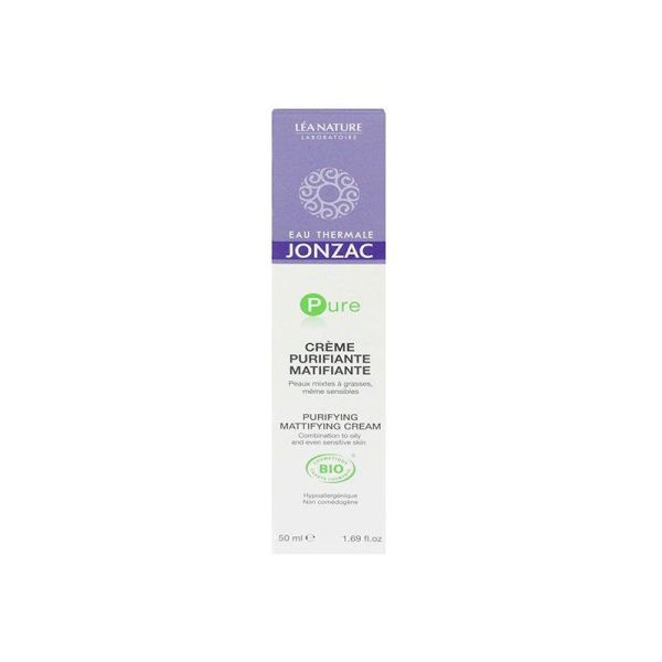 Jonzac Crème Purifiante Matifiante - 50ml