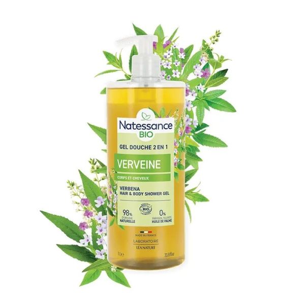 Shampooing-Douche Verveine Citronnée Bio - Verveine Citronnée - 1 L