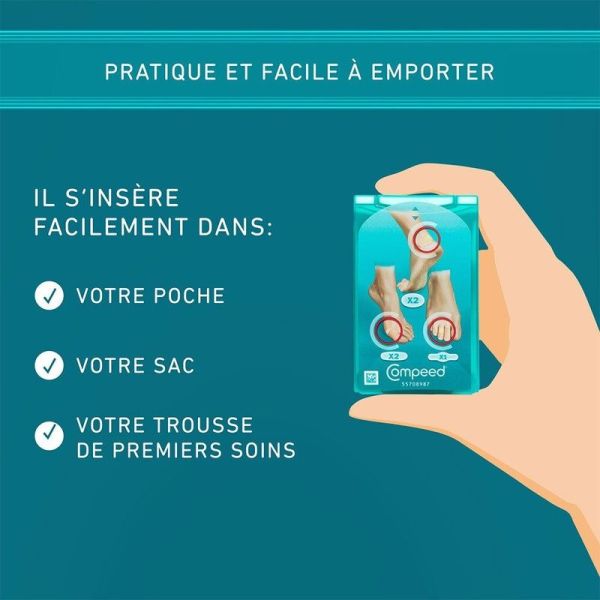 Assortiment Pansements Ampoules - 5 pansements