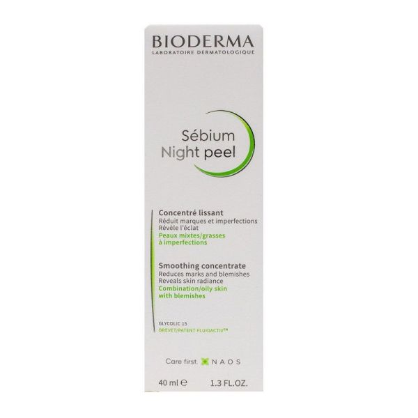 Bioderma Sébium Night Peel Concentré Lissant - 40ml