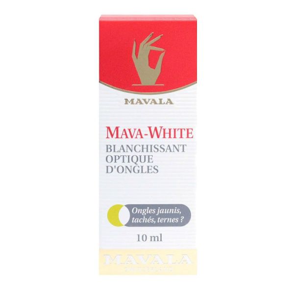 Mava-White Blanchissant Optique d'Ongles - 10ml