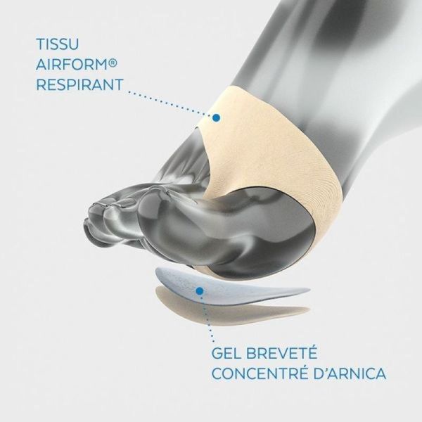 Protections en Gel d'Arnica - Douleurs Plantaires Durillon - 2 unités