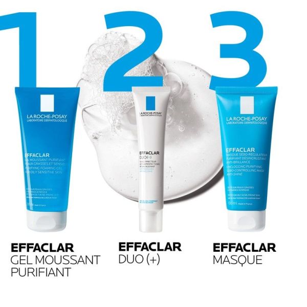 Effaclar Gel Moussant Nettoyant Purifiant Visage - 200ml