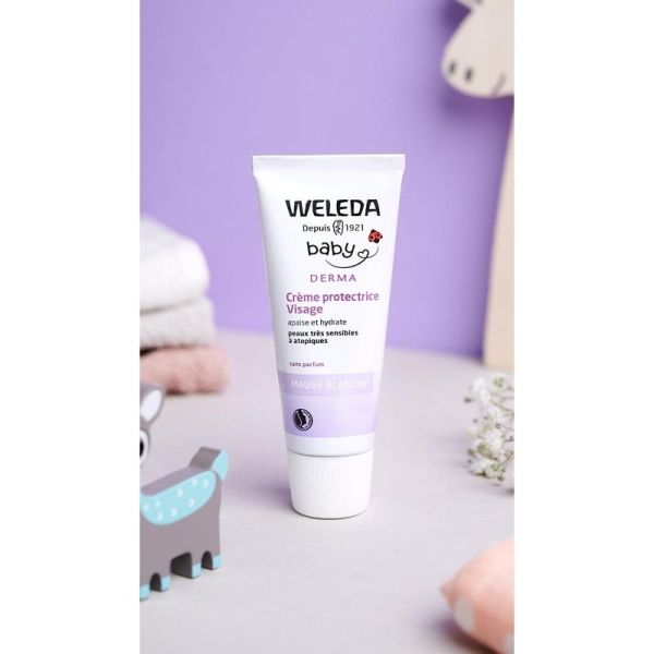 Mauve blanche Crème protectrice Visage à la Mauve blanche - 50ml