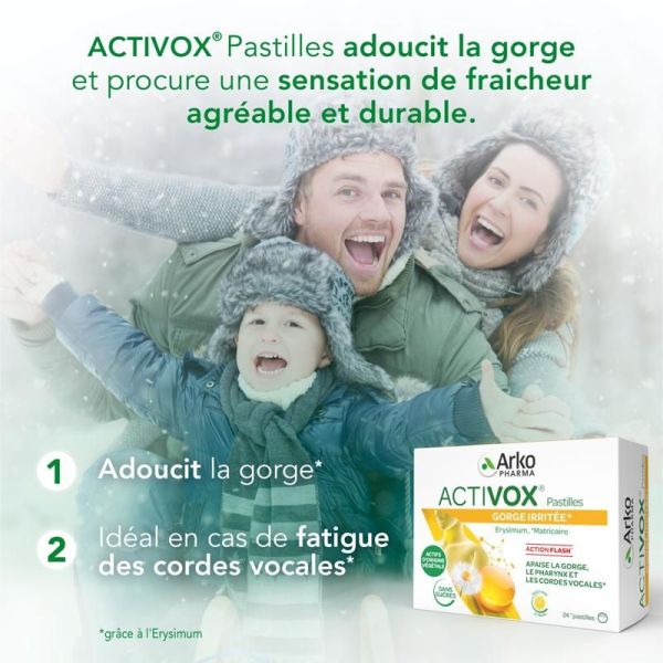 Activox® Pastilles - menthe eucalyptus