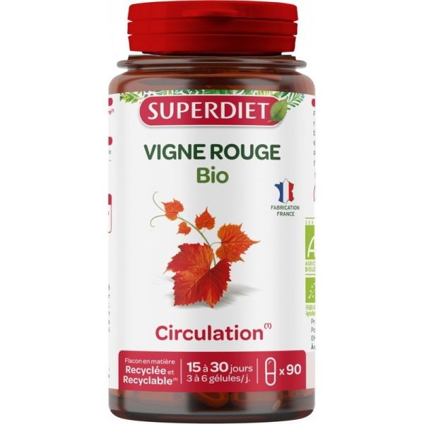Vigne rouge Bio - 90 gélules