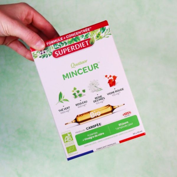 Quatuor Minceur Bio - 20 ampoules