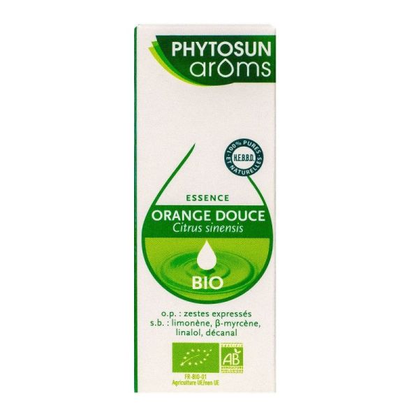 Phytosun Arôms Huile Essentielle Orange Douce (Citrus sinensis) Bio - 10 ml