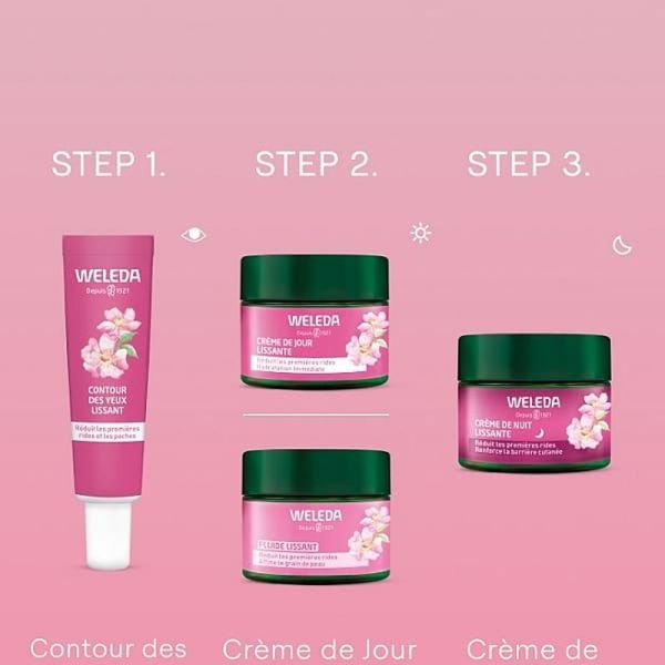 Crème de Jour lissante Rose Musquée & Thé blanc - 40ml