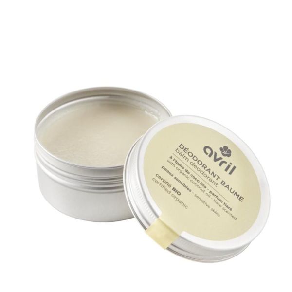 Déodorant baume peaux sensibles Tiaré - 85 gr