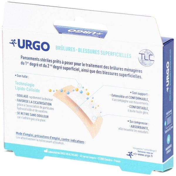 Brûlures Pans TLC Stériles - 6 unités