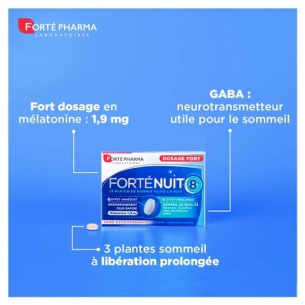 Fortenuit 8H Gél Jour Nuit - 15 comprimés
