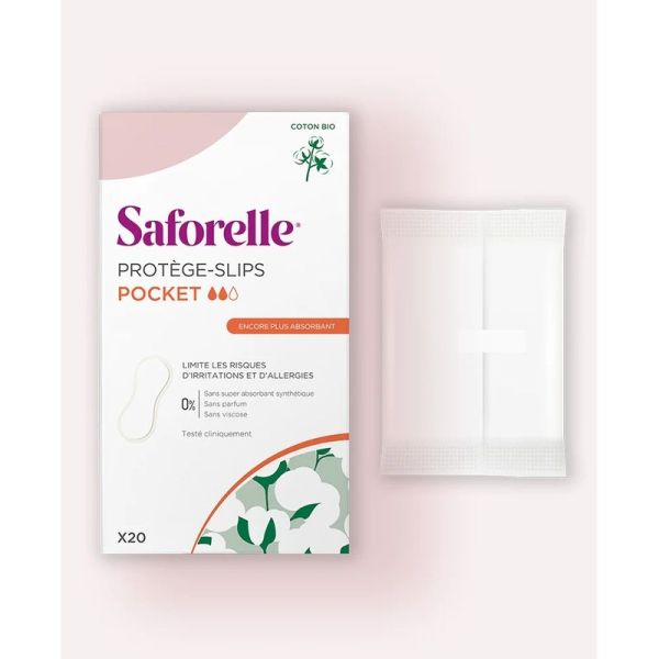 Protège-slips Pocket Coton BIO - 20 protège-slips