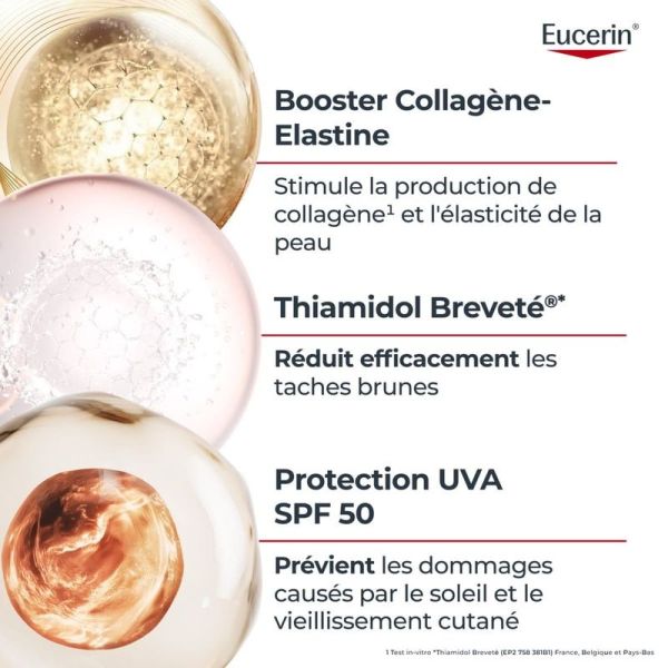 Soin de Jour Ultra-Léger SPF50 Hyaluron-Filler + Elasticity - 50 ml