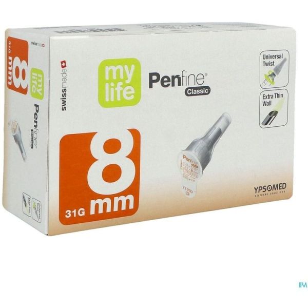 Penfine Classic Aiguille pour Stylo Injecteur - 8mm