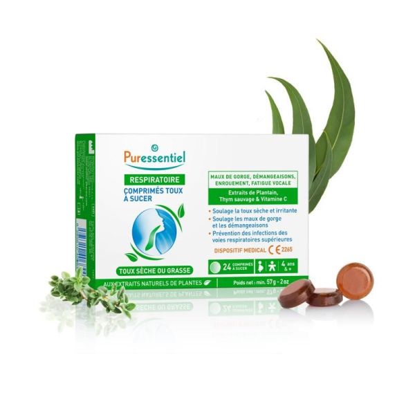 Respiratoire / Resp OK® Comprimés Toux à sucer - 24 comprimés