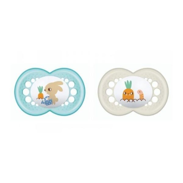 Original Classique Sucette Silicone - 2 pièces - 18m+