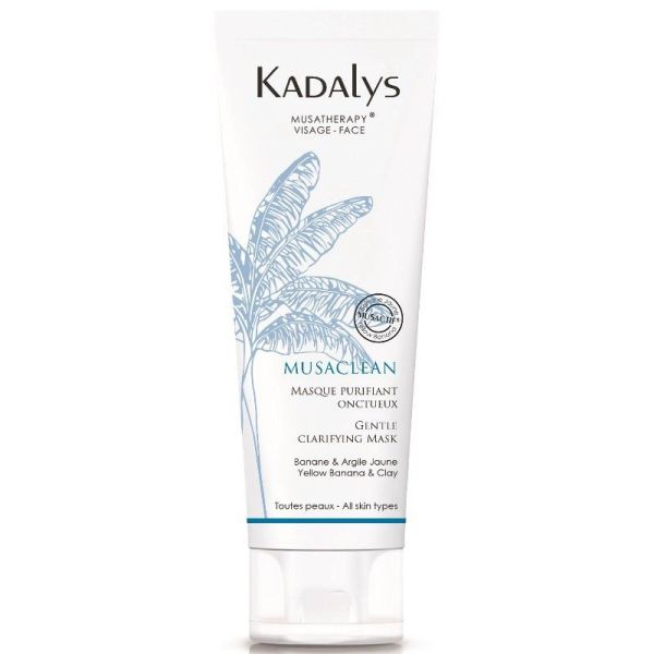 Kadalys Musaclean Masque Purifiant  Bio Banane et Argile Jaune - 75ml