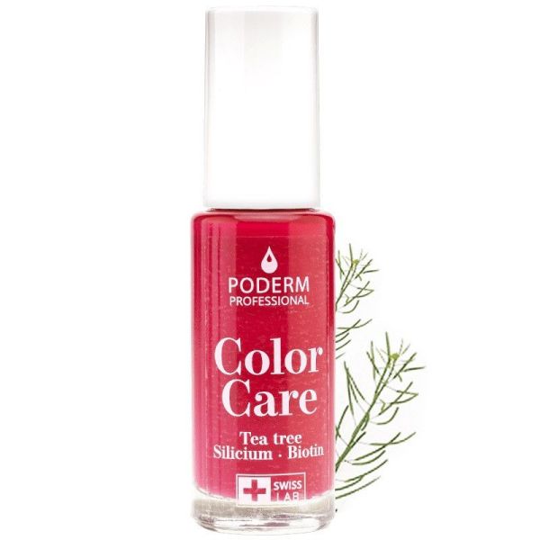 Poderm Vernis Soin Rouge Rose - 8ml