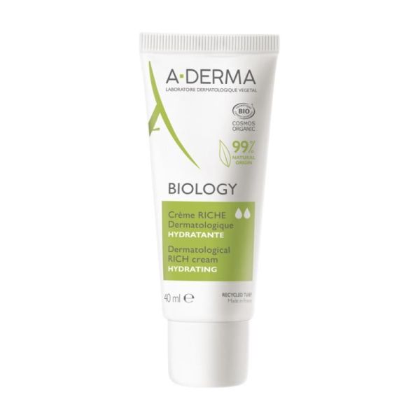 BIOLOGY Crème riche dermatologique hydratante - 40ml