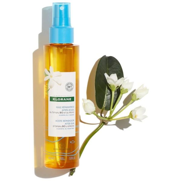 Tamanu BIO et Monoï Huile réparatrice après-soleil - 150ml