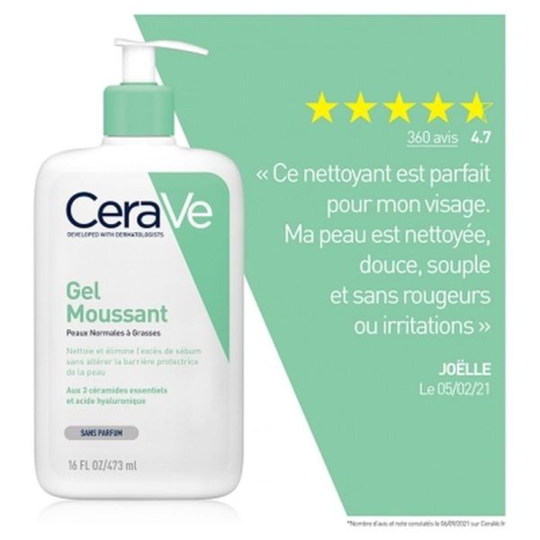 Gel Moussant Nettoyant - 473ml