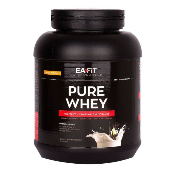 Eafit Pure Whey Parfum : Vanille Intense - 750g