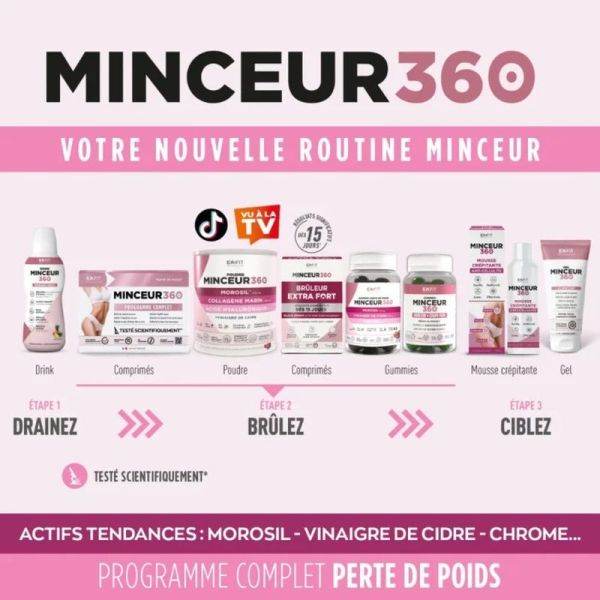 Mousse Crépitante Anti-Cellulite Minceur 360 - 100 ml