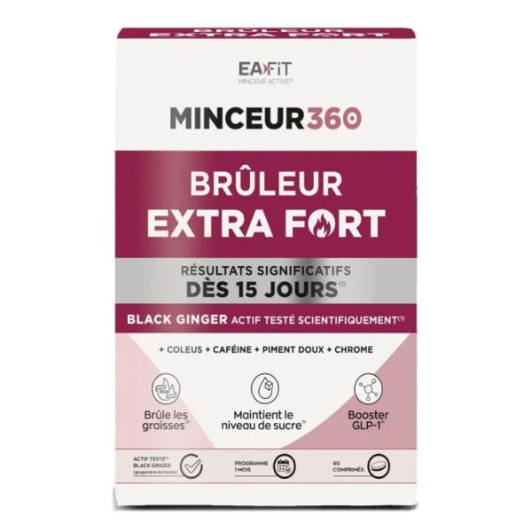 Minceur 360 Brûleur Extra Fort - 60 comprimés