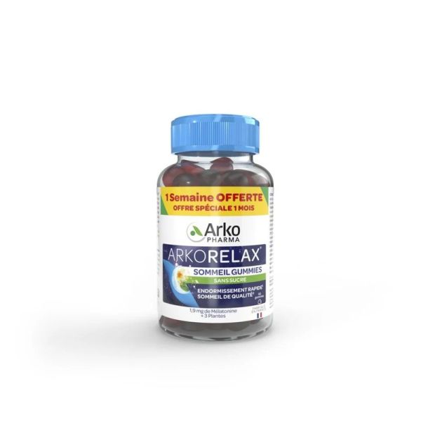 Arkorelax® Sommeil Gummies - 1 mois dont 1 semaine OFFERTE