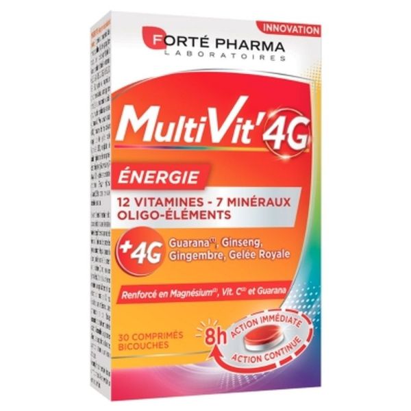 Multivit'4G Energie Cpr - 30 Comprimés