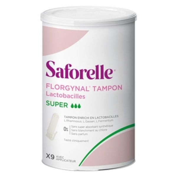 Florgynal tampon probiotique compact super - 9 unités