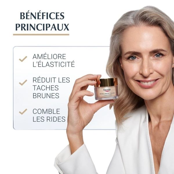 HYALURON-FILLER + ELASTICITY Soin de Jour SPF 15