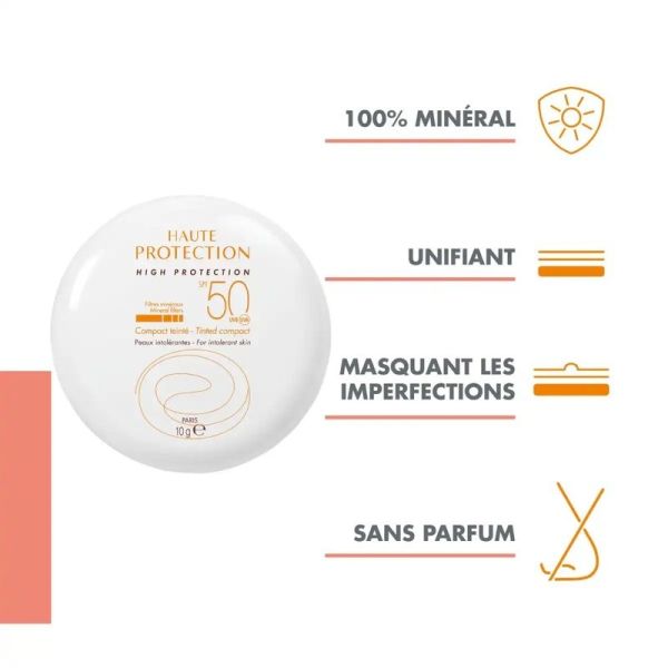 Haute protection Compact teinté Doré SPF 50
