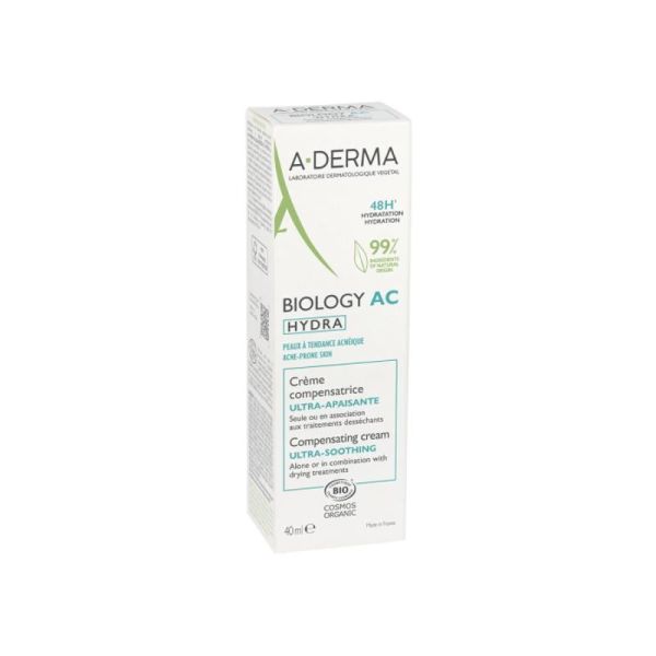 BIOLOGY AC HYDRA Crème compensatrice ultra-apaisante - 40ml