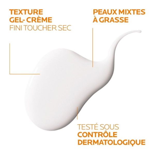 UVMUNE 400 Crème Solaire Visage en Gel-Crème Anti-Brillance - 50ml