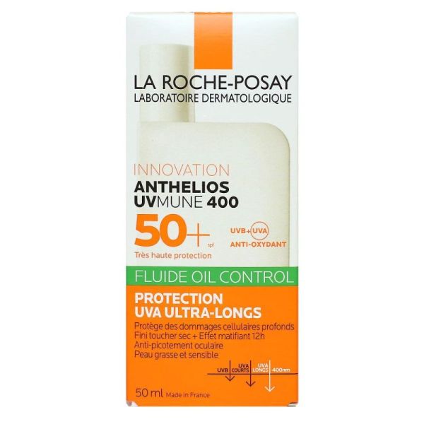 ANTHELIOS UVMUNE 400 Fluide Solaire Visage Matifiant - 50ml