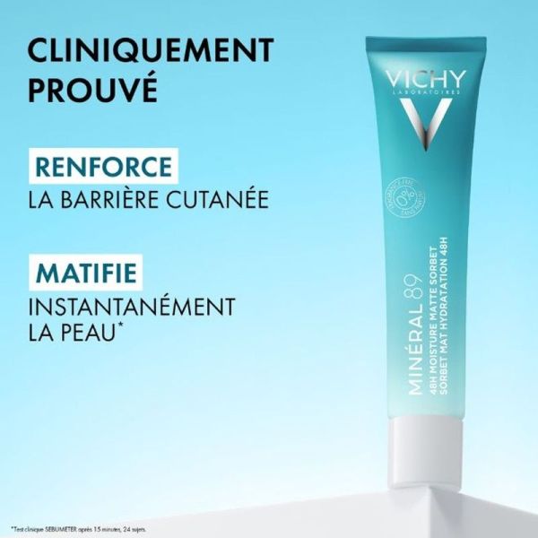 Sorbet Mat Hydratation MINÉRAL 89 - 50 ml