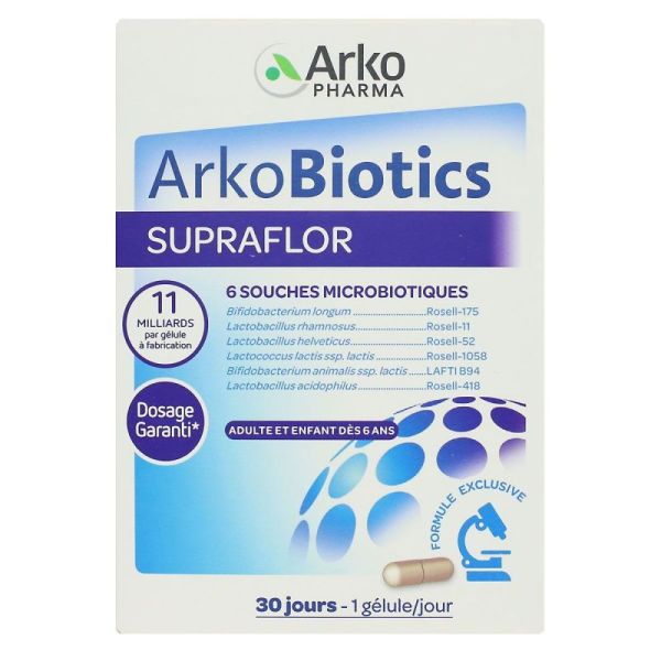 ARKOBIOTICS® Supraflor Ferments Lactiques - 30 gélules